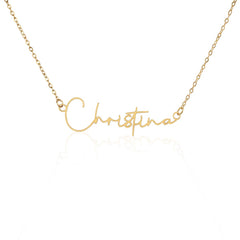 Signature Style Personalized Name Necklace
